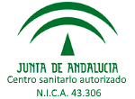 Centro sanitario autorizado por la Junta de Andalucía. N.I.C.A. 43.306